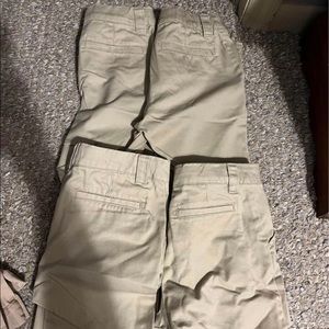Size 10 girls khaki capris